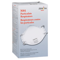 Respirateur contre les particules, N95, Certifi&eacute; NIOSH, Moyen/grand PR Distribution