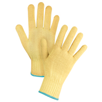 Gants tricot&eacute;s sans couture, Taille T-Grand/10, Calibre 7, Enveloppe en Kevlar, ASTM ANSI niveau A2/EN 388 niveau 3 PR Distribution