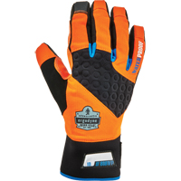 Gants utilitaires thermiques haute visibilit&eacute; performants et &eacute;tanches ProFlex 818WP, Paume Polyur&eacute;thane, Taille Petit PR Distribution