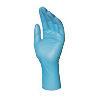 Gants jetables Solo Ultra 997, T-Grand, Nitrile, 4 mils, Sans poudre, Bleu PR Distribution