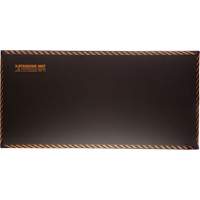 Tapis anti-fatigue pour travail debout, Lisse, 18" x 36" x 1", Noir, Caoutchouc PR Distribution