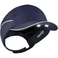 Casque antichocs l&eacute;ger avec lampe DEL 8965 Skullerz, Bleu marin PR Distribution