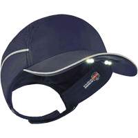 Casque antichocs l&eacute;ger avec lampe DEL 8965 Skullerz, Bleu marin PR Distribution