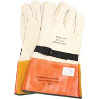 Gants de protection en cuir avec sangle, Taille 8, 12" lo PR Distribution