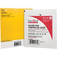 Recharge de gaze SmartCompliance, Tampon, 4" lo x 4" la, St&eacute;rile, Dispositif m&eacute;dical Classe 1 PR Distribution