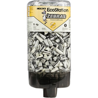 Distributeur de bouchons d'oreilles EcoStation avec des bouchons d'oreilles Zebras PR Distribution