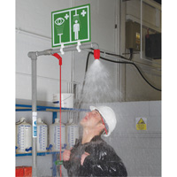 Douche combin&eacute;e avec cuvette ferm&eacute;e en ABS et entr&eacute;e sup&eacute;rieure, Socle PR Distribution