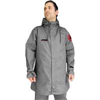 Manteau CoreMAX FR 35" avec capuchon attach&eacute;, Petit, Gris PR Distribution