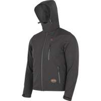 Veste chauffante Softshell, Hommes, Petit, Noir PR Distribution