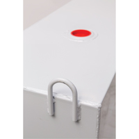 R&eacute;servoir de transfert pour carburant en acier, Acier, Capacit&eacute; 100 gal., Noir PR Distribution