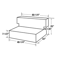 R&eacute;servoir de transfert pour carburant en acier, Acier, Capacit&eacute; 100 gal., Noir PR Distribution