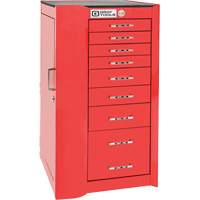 Armoire compl&eacute;mentaire gauche de s&eacute;rie Pro+, 8 tiroirs, 19" la x 19" p x 36-1/2" h, Rouge PR Distribution