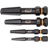 Jeu d'extracteur de vis Bolt Biter, Acier rapide, 4 Morceaux PR Distribution