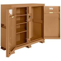 Armoire de chantier mod&egrave;le 111 avec cadenas, Acier, 47,5 pi³, Havane PR Distribution