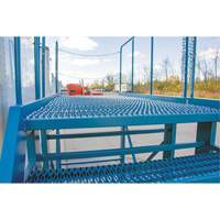 &eacute;chelle &agrave; neige, Acier, 10 Marches, 99" ha, 85-1/2" p, 48" Marche, Stri&eacute; PR Distribution