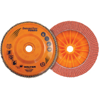Enduro-Flex Turbo Flap Disc, 4-1/2" x 5/8"-11, Type 27S, 36/60 Grit, Ceramic PR Distribution